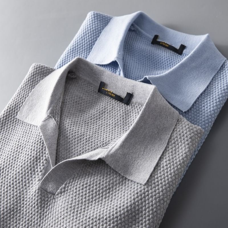 STRICK-POLOSHIRT
