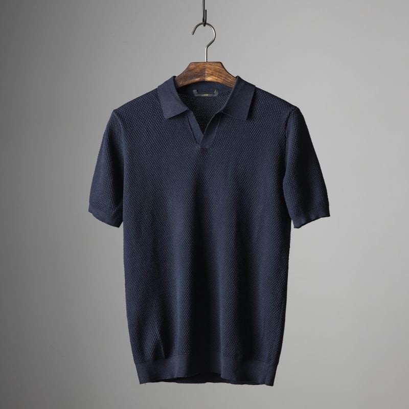 STRICK-POLOSHIRT