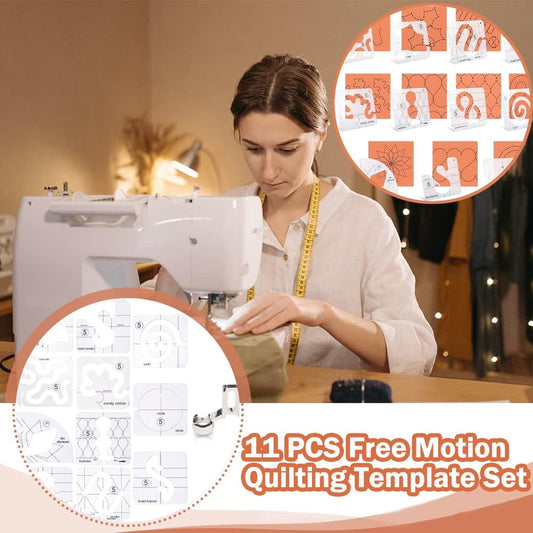 🥰🥰 2025 Motion Kleidungsstück-Lineal-Set (11 PCS) + Fußaufsatz