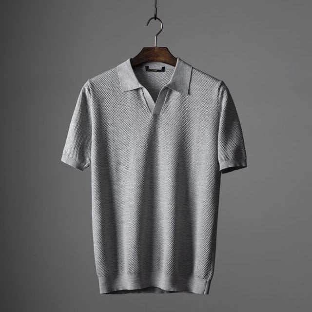 STRICK-POLOSHIRT