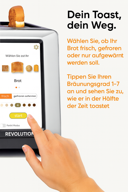 Hochgeschwindigkeits-Toaster mit Touchscreen