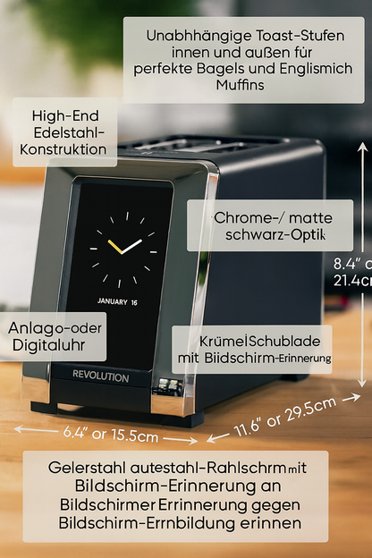 Hochgeschwindigkeits-Toaster mit Touchscreen