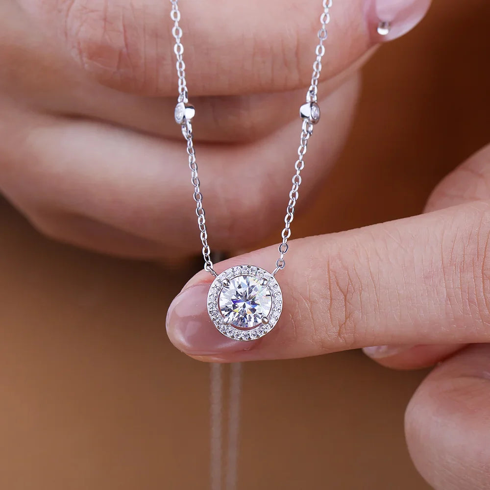 Lumina Moissanite Necklace