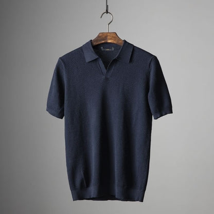 STRICK-POLOSHIRT