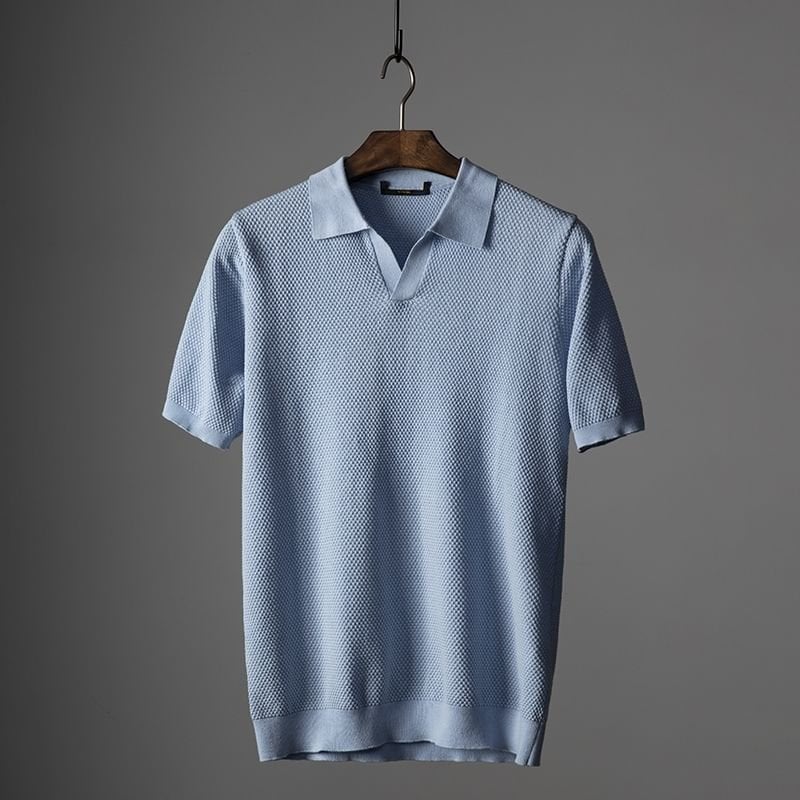 STRICK-POLOSHIRT